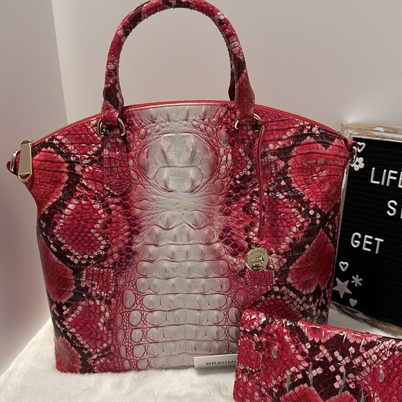 Brahmin large duxbury and ady wallet set in Crown of Hearts - Picture 3 of 14